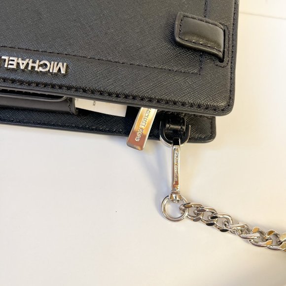 Michael Kors Rayne Small MINI Crossbody Bag Black - Picture 10 of 13